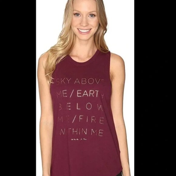 Spiritual Gangster Tops - ** Spiritual Gangster Sky Above Me Tank Workout Tank Medium